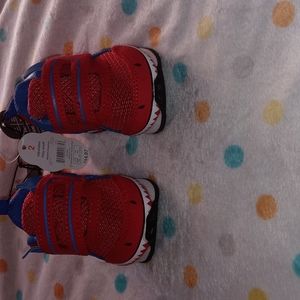 Wonder nation size 2 red and blue with yellow green and blue